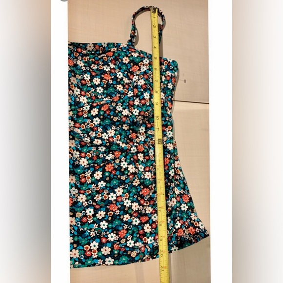 Lands End Floral Tankini Strap/Strapless Size 10 - Picture 6 of 6